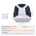 Captain Bucket Seat, Pontoon Boat Seat with Thickened Sponge Padding, Boat Captain Chair for Fishing Boat, Sightseeing Boat, Speedboat, Canoe, 1-Piece