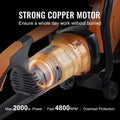 Electric Concrete Saw 9in 2000W Wet Dry Cutting Depth 3.5in