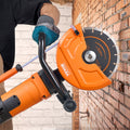 Electric Concrete Saw 9in 2000W Wet Dry Cutting Depth 3.5in