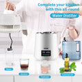 Water Distiller 4L 1L/H Timer Temperature Display White