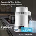 Water Distiller 4L 1L/H Timer Temperature Display White
