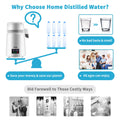Water Distiller 4L 1L/H Timer Temperature Display White