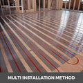 PEX Heat Transfer Plates 200pc 4ft Aluminum Radiant Floor Heating