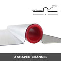 Radiant Floor Heat Transfer Plates 4ft 50pc Aluminum 1/2