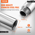 Dancing Pole 45mm Stainless Steel Spinning Static Adjustable