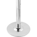 Professional Dancing Pole, Spinning Static Dancing Pole Kit, Portable Removable Pole, 45mm Heavy-Duty Stainless Steel Pole, Height Adjustable Fitness Pole, for Exercise Home Club Gym, Silver
