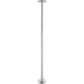 Professional Dancing Pole, Spinning Static Dancing Pole Kit, Portable Removable Pole, 45mm Heavy-Duty Stainless Steel Pole, Height Adjustable Fitness Pole, for Exercise Home Club Gym, Silver