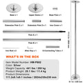 Dancing Pole 45mm Stainless Steel Spinning Static Adjustable
