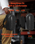 Heavy Duty Gel Knee Pads Adjustable Straps Foam Flooring Construction