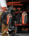 Heavy Duty Knee Pads Work Construction Gardening Roofing Gel Foam