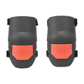 Construction Knee Pads Extra Thick Foam Cushion Black Orange