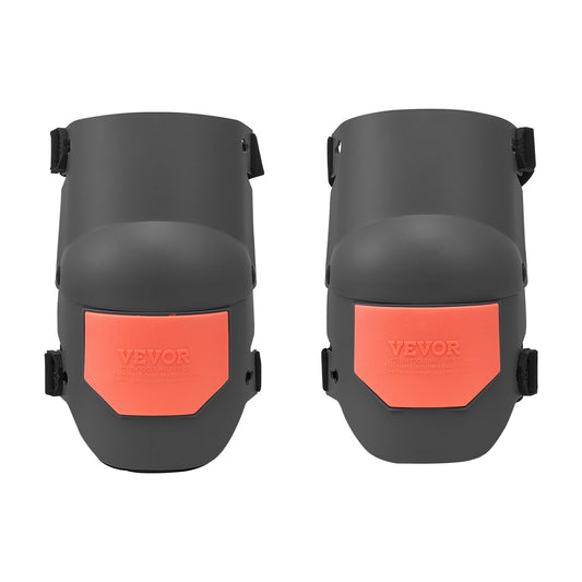 Construction Knee Pads Extra Thick Foam Cushion Black Orange