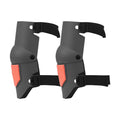 Construction Knee Pads Extra Thick Foam Cushion Black Orange