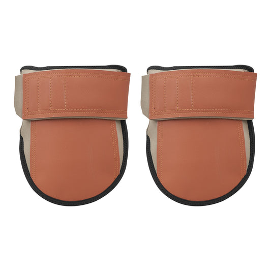Knee Pads Work Durable Leather Machine Washable Gardening Flooring Black