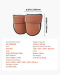 Knee Pads Work Durable Leather Machine Washable Gardening Flooring Black