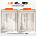 Semi Frameless Double Sliding Shower Door 1/4