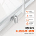 Semi-Frameless Shower Door 57.7-59