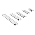 Drywall Skimming Blade Set 5pc 7-24in Stainless Steel+Extension Pole