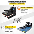 Heat Press 15x15 Inch T-Shirt Sublimation Machine Clamshell