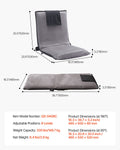 Artiss Floor Chair 6-Position Adjustable Back Support Gaming Grey
