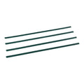 Chain Link Fence Slats 1.2m Green HDPE Privacy Bottom Locking
