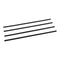 Chain Link Fence Slats 1.8m HDPE Bottom Locking Privacy Black