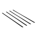 Chain Link Fence Slats 1.8m HDPE Bottom Locking Privacy Black