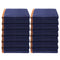 Moving Blankets, 2032 x 1829 mm, 15.6 kg/dz, 12 Packs, Professional Non-Woven & Recycled Cotton Packing Blanket, Heavy Duty Mover Pads for Protecting Furniture, Floors, Appliances, Blue/Orange