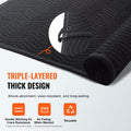 Sound Dampening Blanket, 2438 x 2032 mm Extra Large Studio Grommeted Soundproof Blanket with Grommets, Light Blocker for Door Acoustic Noise Blocking Blanket Studio Sound Absorption Sheet, Black