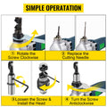 VEVOR Electric Nibbler 1.8mm Metal Sheet Cutter 380W Stainless Steel