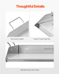 Stainless Steel Griddle 18x16 inch Flat Top BBQ Grill Teppanyaki