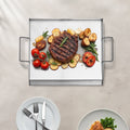 Stainless Steel Griddle 18x16 inch Flat Top BBQ Grill Teppanyaki