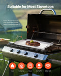 Stainless Steel Griddle 23x16 inch Flat Top Gas BBQ Teppanyaki