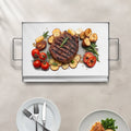 Stainless Steel Griddle 23x16 inch Flat Top Gas BBQ Teppanyaki