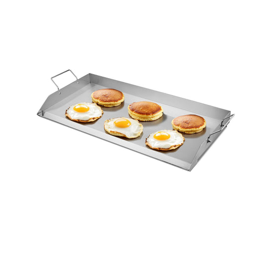 32x16 in Flat Top Griddle Stainless Steel Universal BBQ Grill Pan Cookware