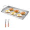 Stainless Steel Griddle 32x16 inch Gas BBQ Grill Teppanyaki Flat Top
