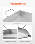 Stainless Steel Griddle 32x16 inch Gas BBQ Grill Teppanyaki Flat Top
