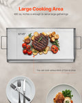 Stainless Steel Griddle 32x16 inch Gas BBQ Grill Teppanyaki Flat Top