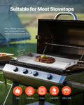 Stainless Steel Griddle 32x16 inch Gas BBQ Grill Teppanyaki Flat Top