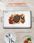 Flat Top Griddle 36x22 Stainless Steel BBQ Grill Pan Cookware