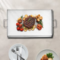 Flat Top Griddle 36x22 Stainless Steel BBQ Grill Pan Cookware