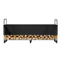 Firewood Rack 1/2 Cord 257x36x117cm Waterproof Cover 660lb