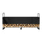 Firewood Rack 1/2 Cord 257x36x117cm Waterproof Cover 660lb
