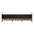 Firewood Rack 383x117cm 1/2 Cord Cover 660lb Wood Storage Holder