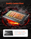 Carbon Steel Griddle 24x16 Inch Flat Top BBQ Grill Teppanyaki Camping
