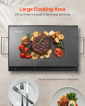 Carbon Steel Griddle 24x16 Inch Flat Top BBQ Grill Teppanyaki Camping