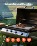 Carbon Steel Griddle 24x16 Inch Flat Top BBQ Grill Teppanyaki Camping