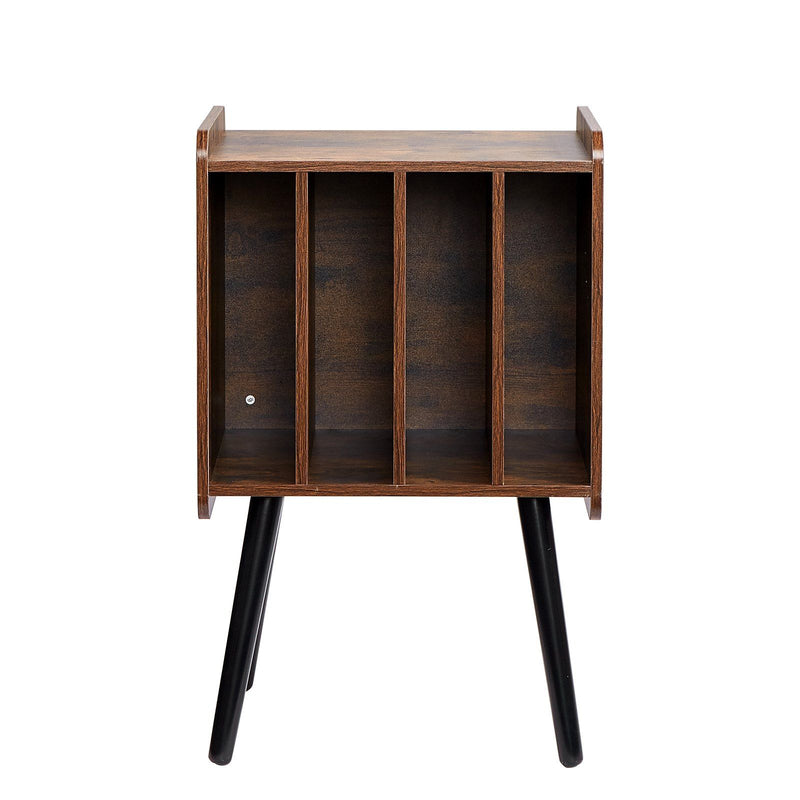 Levitex 2 Tier Record Player Stand 4 Drawer Vinyl Storage Wooden