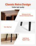 Levitex 2 Tier Record Player Stand 4 Drawer Vinyl Storage Wooden