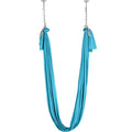 Aerial Yoga Swing 10m Nylon Hammock Kit Hardware Blue